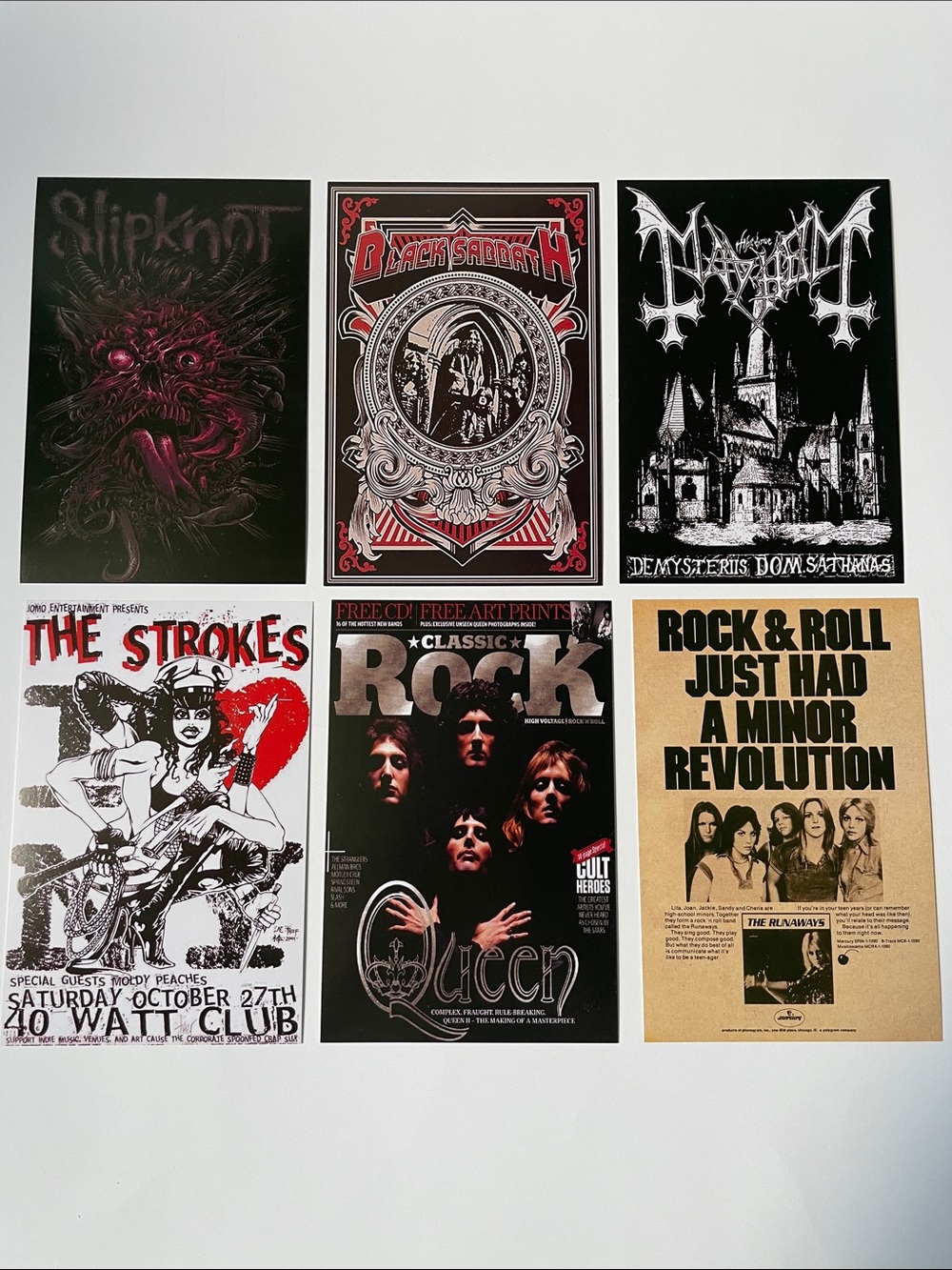 NIB Set of 60 Vintage Punk Rock Art Prints for music enthusiasts. - Picture 5 of 11
